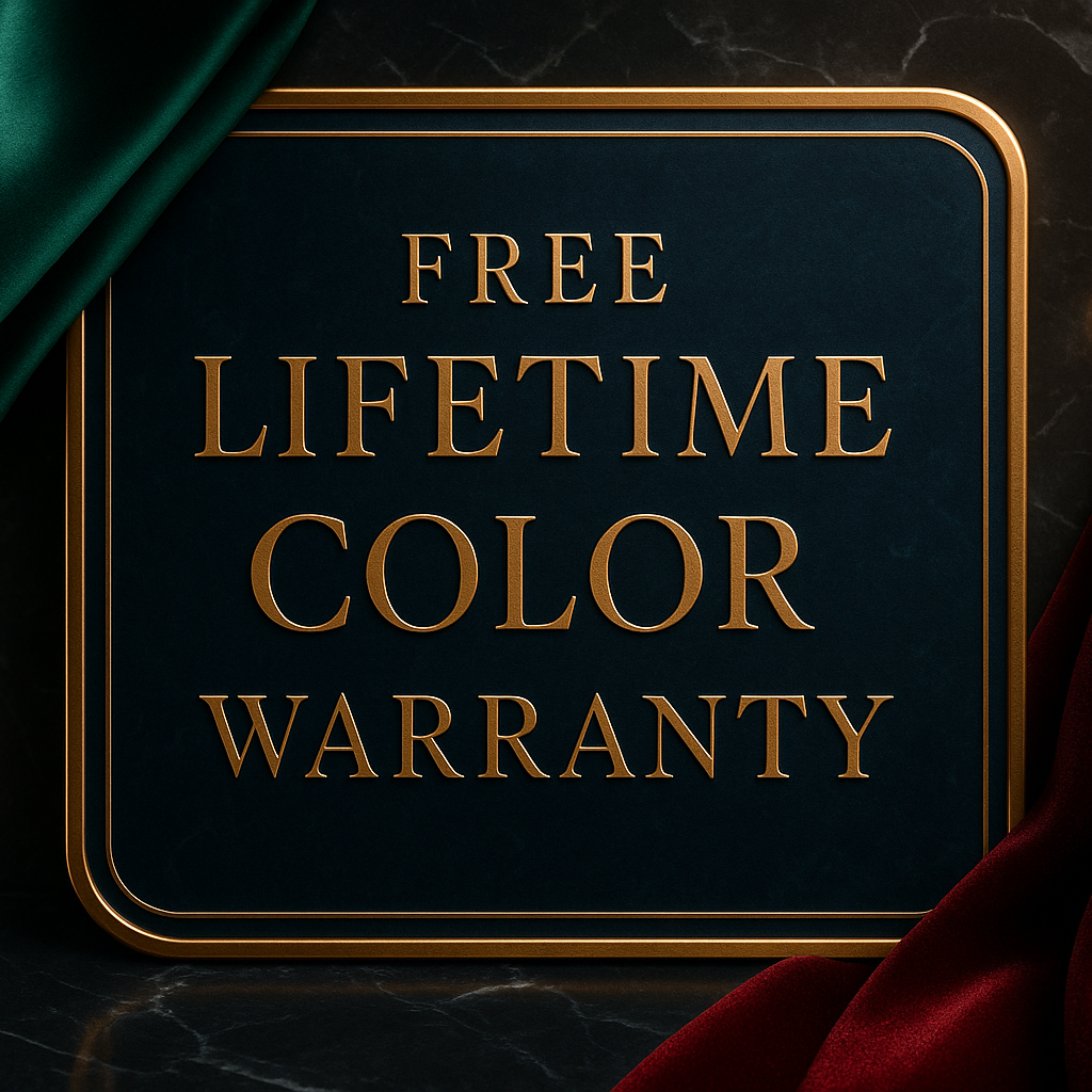 Free Lifetime Color Warranty. In Luxury style not cheap