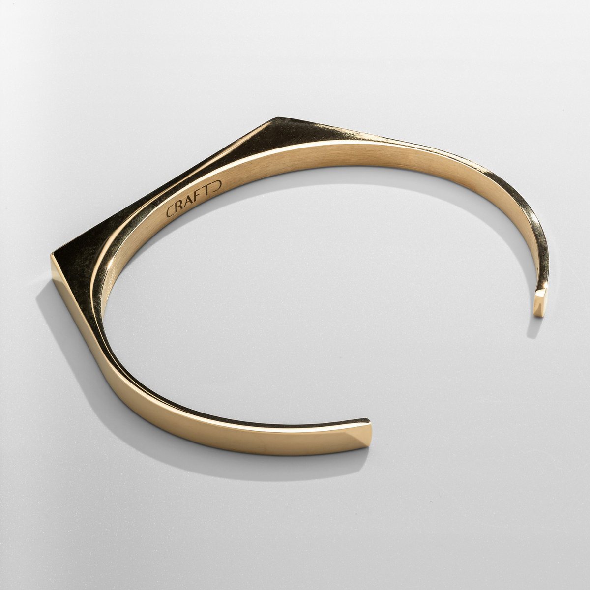 Rectangle Bangle 5mm (Gold) – Maison Jean P